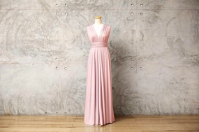 Blush Pink Infinity Gown