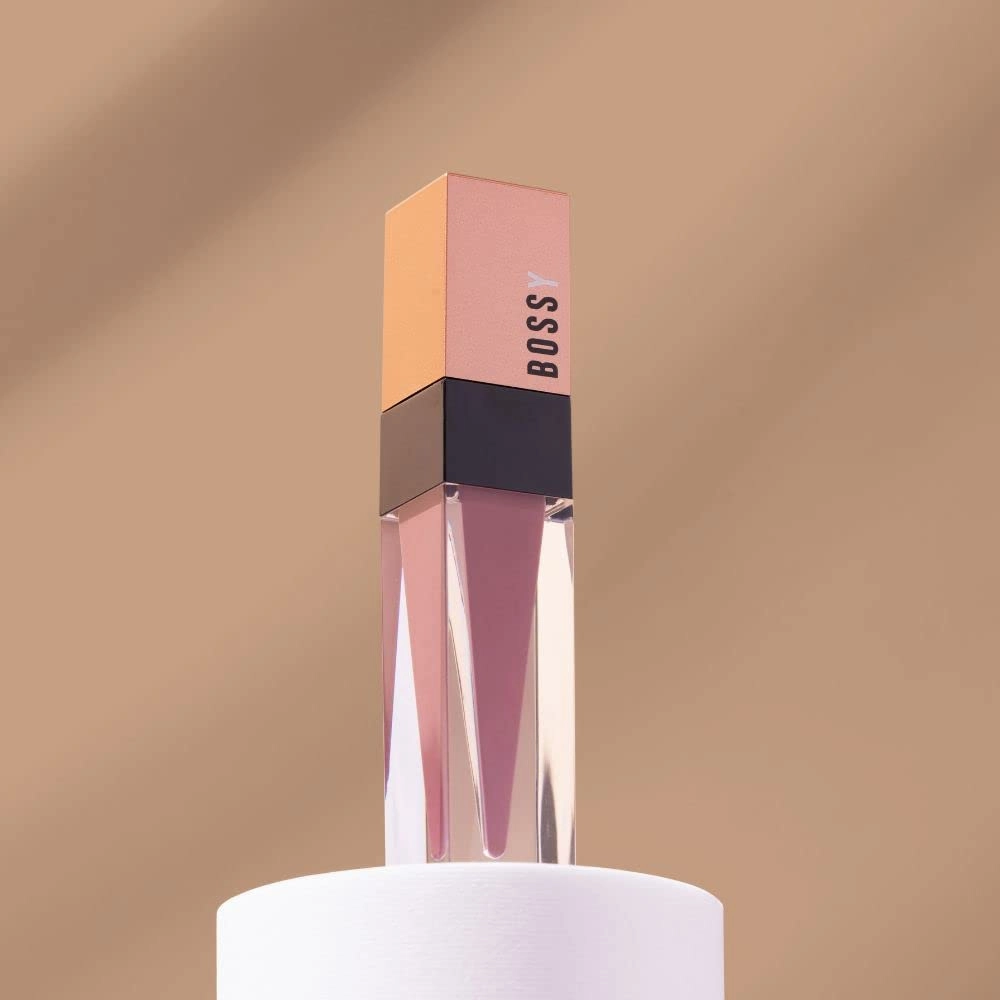 Bossy Cosmetics Power Woman Essentials Liquid Matte Lipstick, Highly Pigmented, Quick Drying & Smudge Proof, Long Lasting, Vegan and Cruelty-Free (Subtle - Deep Pink/Mauve Color)