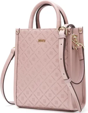 BOYATU Genuine Leather Tote for Women: Designer Top Handle Purse - Dressy Crossbody bag Small size