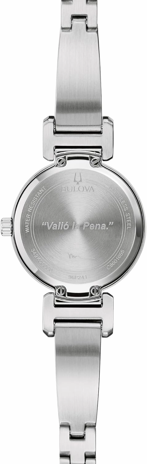 Bulova Marc Anthony Ladies Modern Diamond Stainless Steel Bangle Bracelet Watch