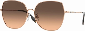 BURBERRY BE3136D Square Sunglasses for Women   BUNDLE With Deisgner iWear Complimentary Eyewear Kit