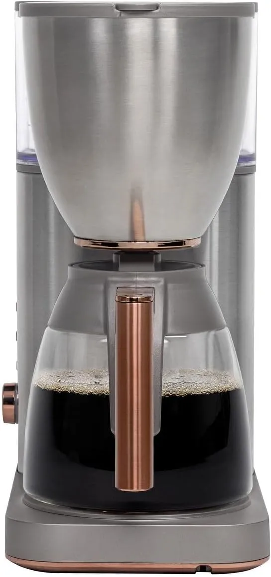 Café Specialty Drip Coffee Maker | 10-Cup Glass Carafe | WiFi Enabled Voice-to-Brew Technology | Smart Home Kitchen Essentials | SCA Certified, Barista-Quality Brew | Matte White