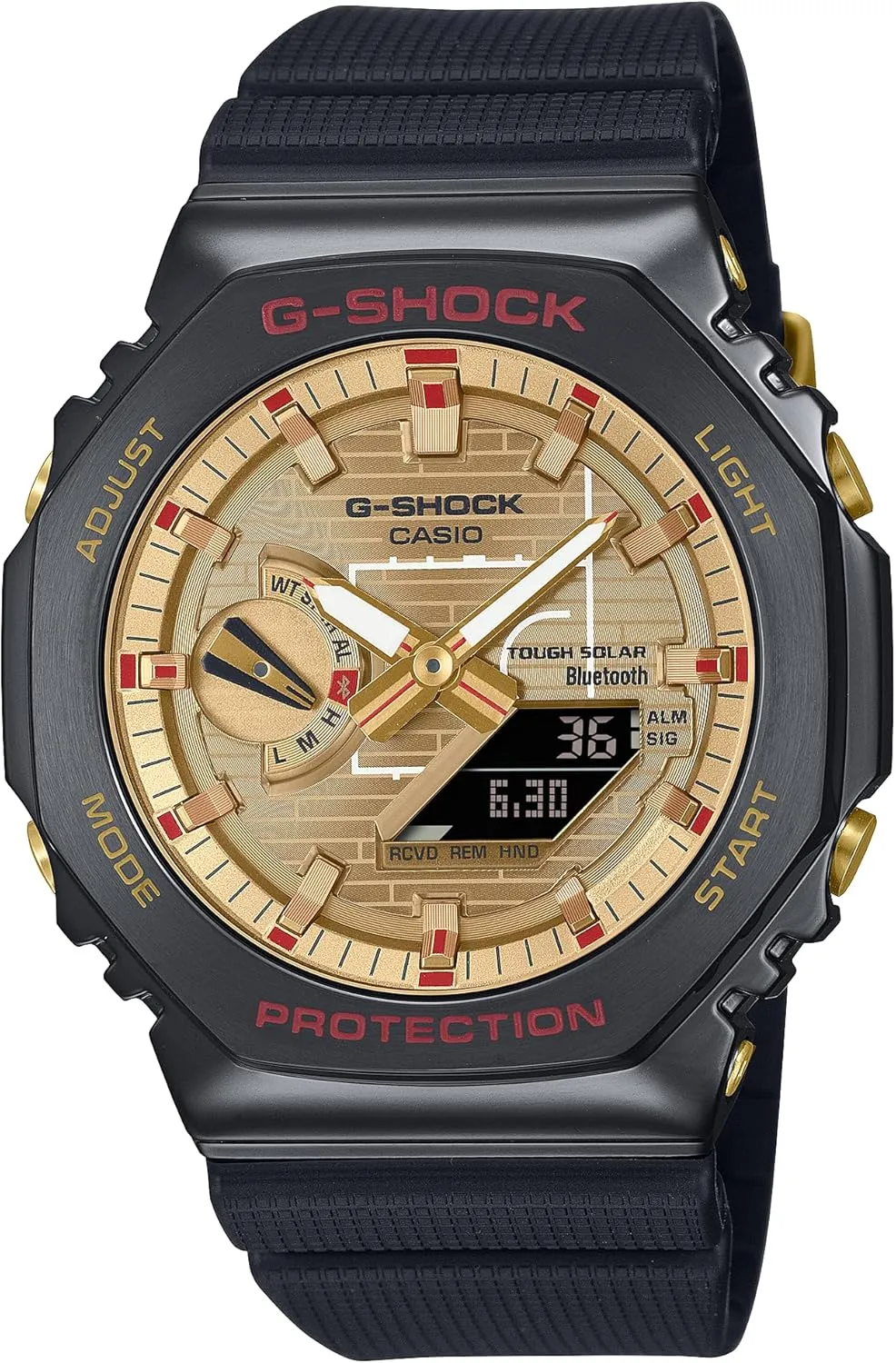 Casio G-Shock Rui Hachimura Black Gold Analog-Digital Watch GBM2100RH-1A