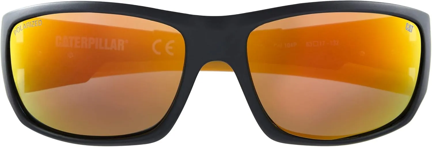 CAT Men's Coffer Polarized Wrap Sunglasses