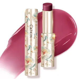 CATKIN Glossy Lip Balm Ultra Hydating Glow Lip Tinted Jelly Plump Melting Balm Shea Butter Repair Soothing For Dry Lips Dewy Finished 0.12 oz C03 VIOLET