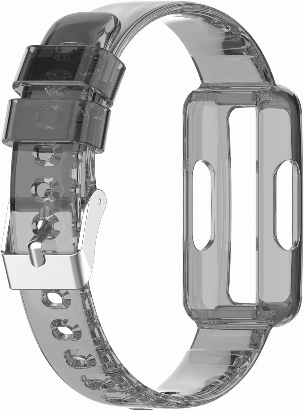 Chofit Protective Case with Strap Bands Compatible with Fitbit Luxe/Inspire 2 /Inspire/Inspire hr/Ace 2/Ace 3 Protective Bumper Case Cute Soft Watch Strap for Men and Women