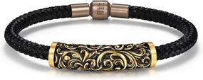 CHOW SANG SANG 999.9 24K Solid Gold Noir Bold Bracelet for Women & Men Size 17cm 95636B Price-by-Weight 22.45g Gold