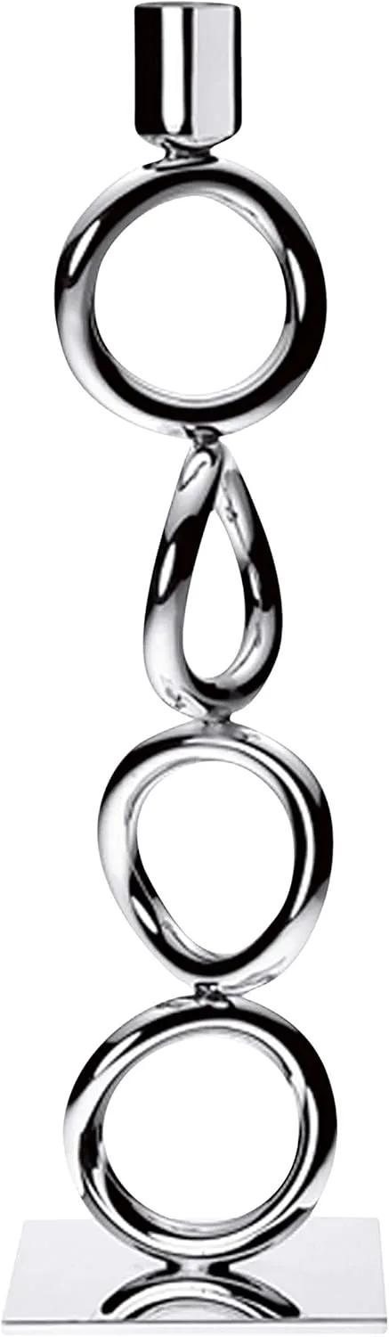 Christofle Vertigo Silver-Plated 4-Ring Candlestick Holder #4210076