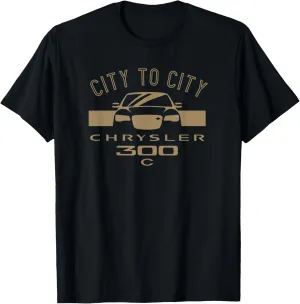 Chrysler 300 City To City (Black/Gold) T-Shirt