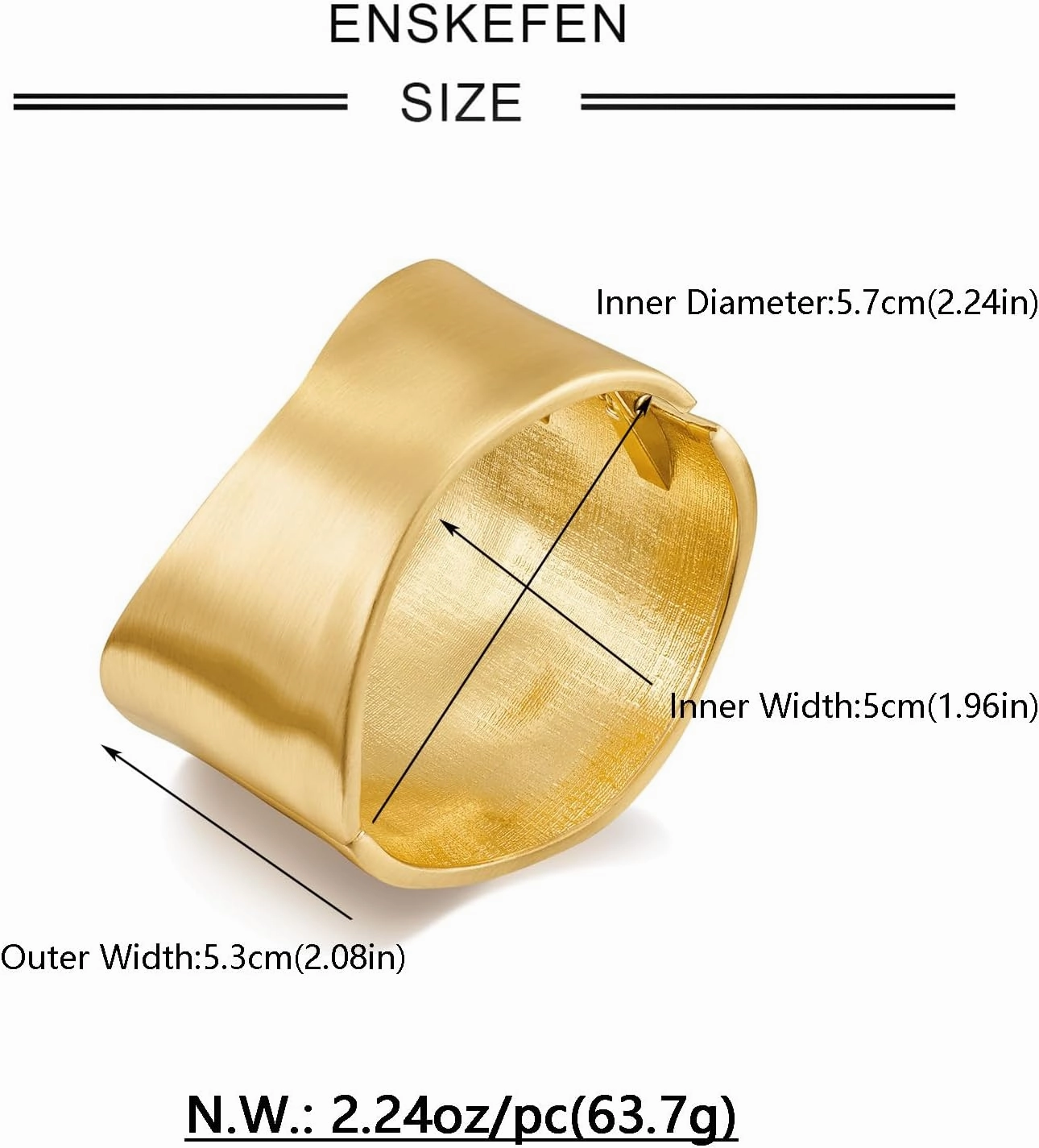 Chunky Gold Cuff Bracelets for Women Wide Gold Bangle Bracelet Hammered Open Wrist Cuff Bracelet Christmas Holiday Jewelry