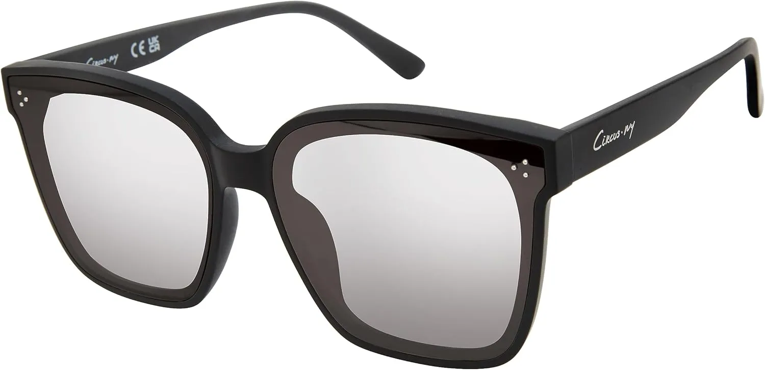 Circus NY by Sam Edelman Womens Cc354 Oversized Pearl Square Sunglasses