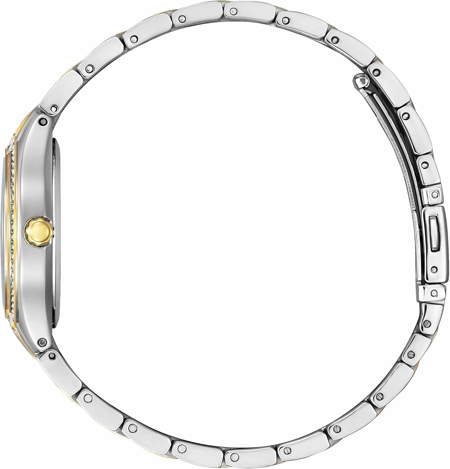 Citizen Ladies' Silhouette Crystal Eco-Drive Watch, 3-Hand Date, Stainless Steel, Spherical Mineral Crystal