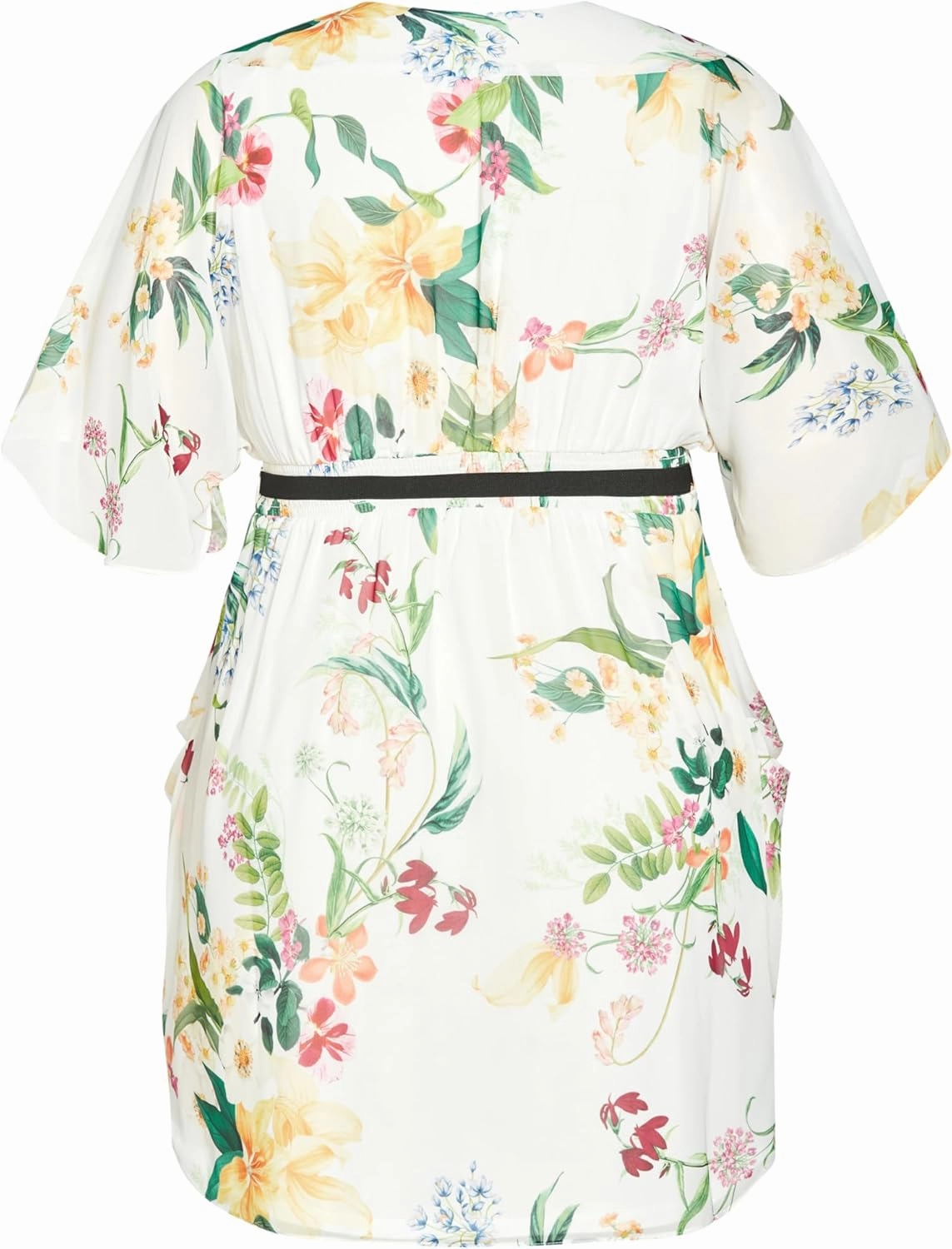 City Chic Women's Plus Size Dress Col Wrap PRT