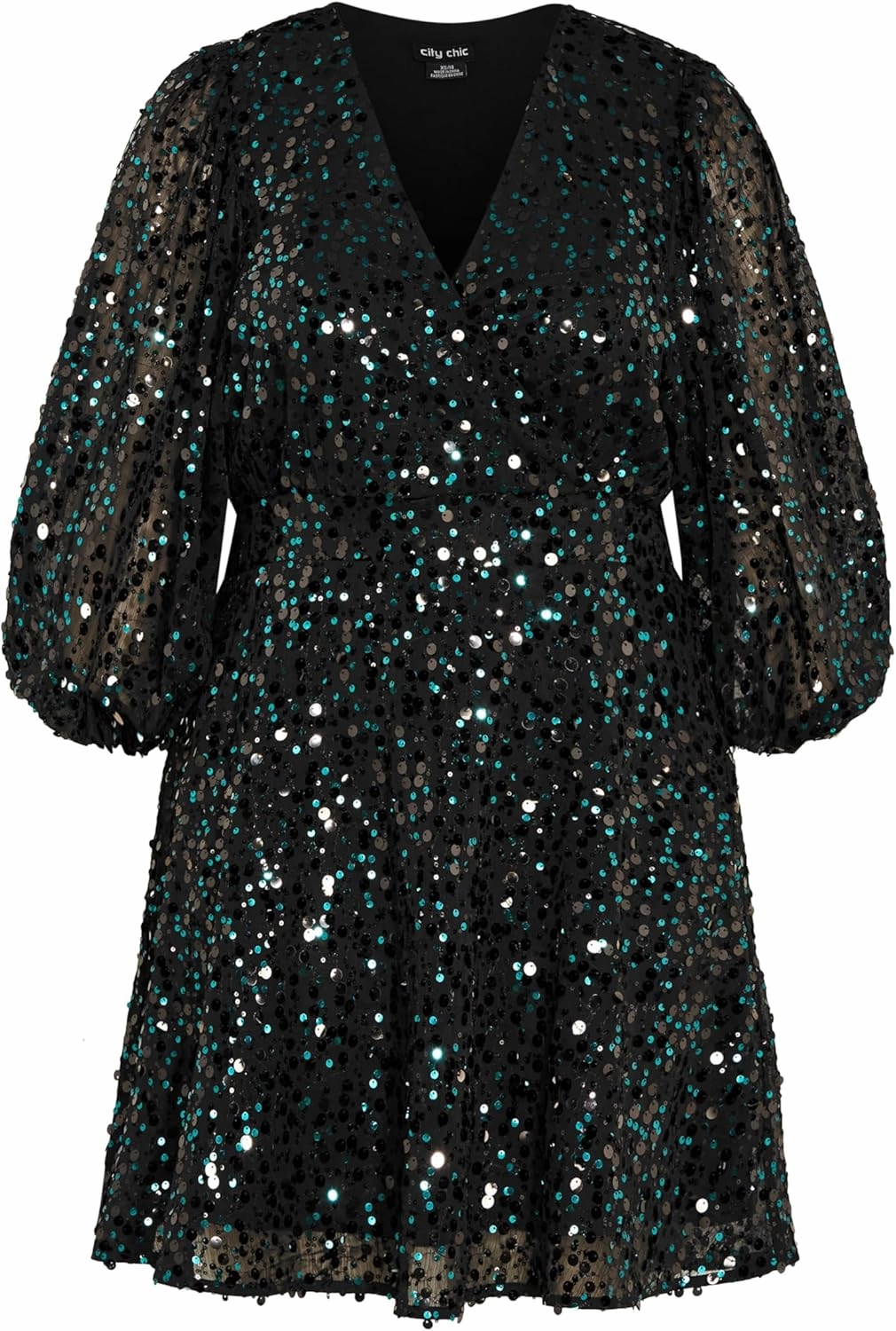 City chic Women's Plus Size Dress Scattered Glow