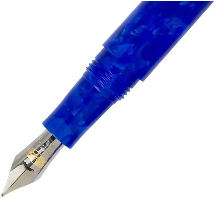 Conklin All American Fountain Pen in Lapis Blue with 18K Gold-Plated Accents – Medium Nib, Bold Design & Premium Craftsmanship – Ideal Gift for Professionals & Pen Enthusiasts