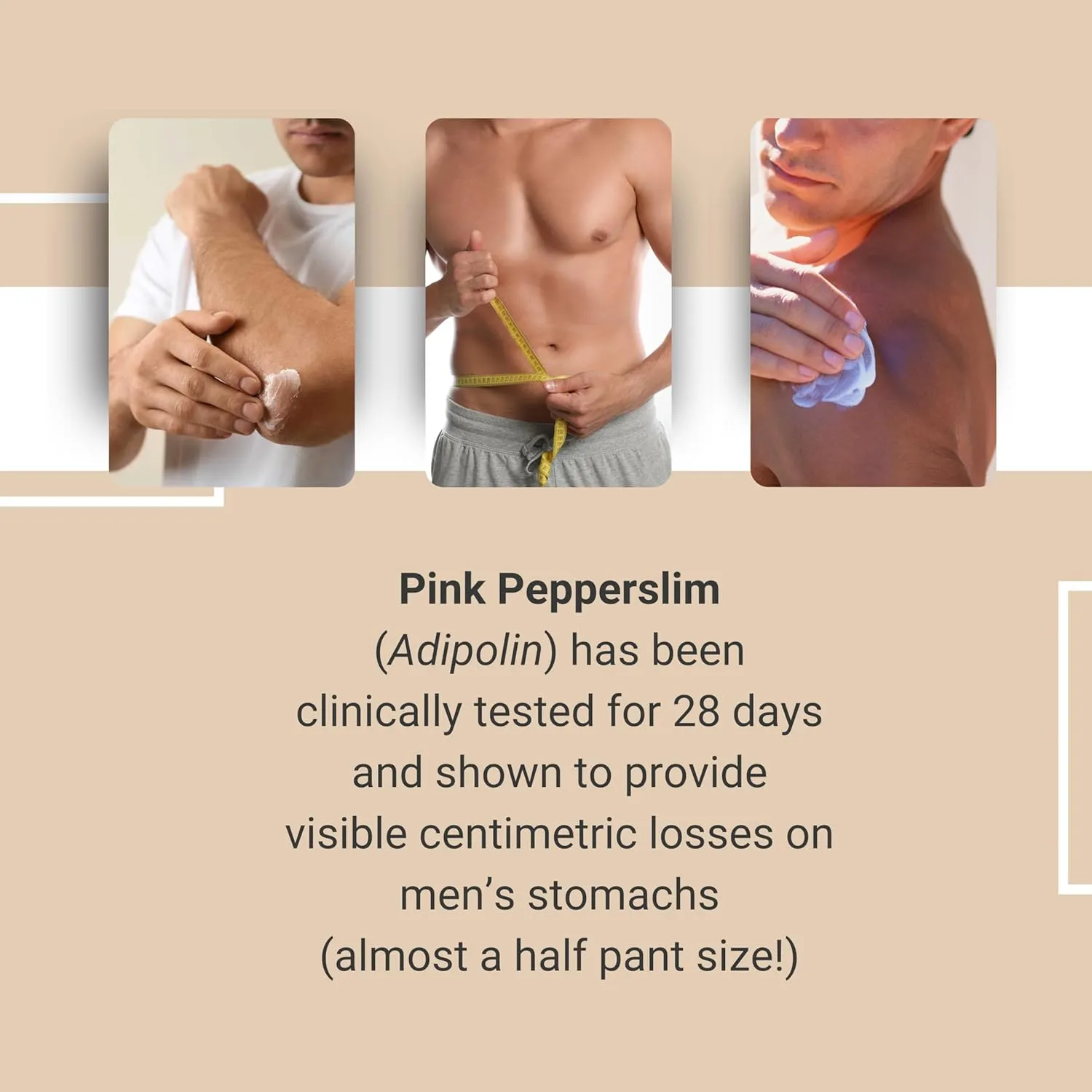 Consult Beaute Champagne Firming Body Cream with Pink Pepperslim - For Tighter, Smoother & Toned Arms Legs Stomach - For Dry, Crepey Skin & Cellulite - Moisturizer - Sweet Almond & Coconut - 8 Fl. Oz.