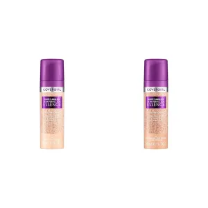 Covergirl Simply Ageless Skin Perfector Essence Foundation Bundle with Shades 20 Light and 30 Light-Medium, 1oz Each