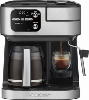 Cuisinart Coffeemaker, Coffee Center Barista Bar 4-In-1 Coffee Machine, Single-Serve Coffee, Espresso & Nespresso Capsule Compatible, 12-Cup Carafe, Black, SS-4N1NAS