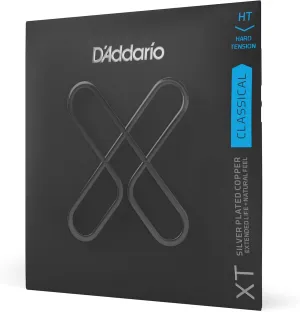 D'Addario XT Coated Classical Guitar Strings - XTC46 - Extended String Life with Natural Tone & Feel - Hard Tension