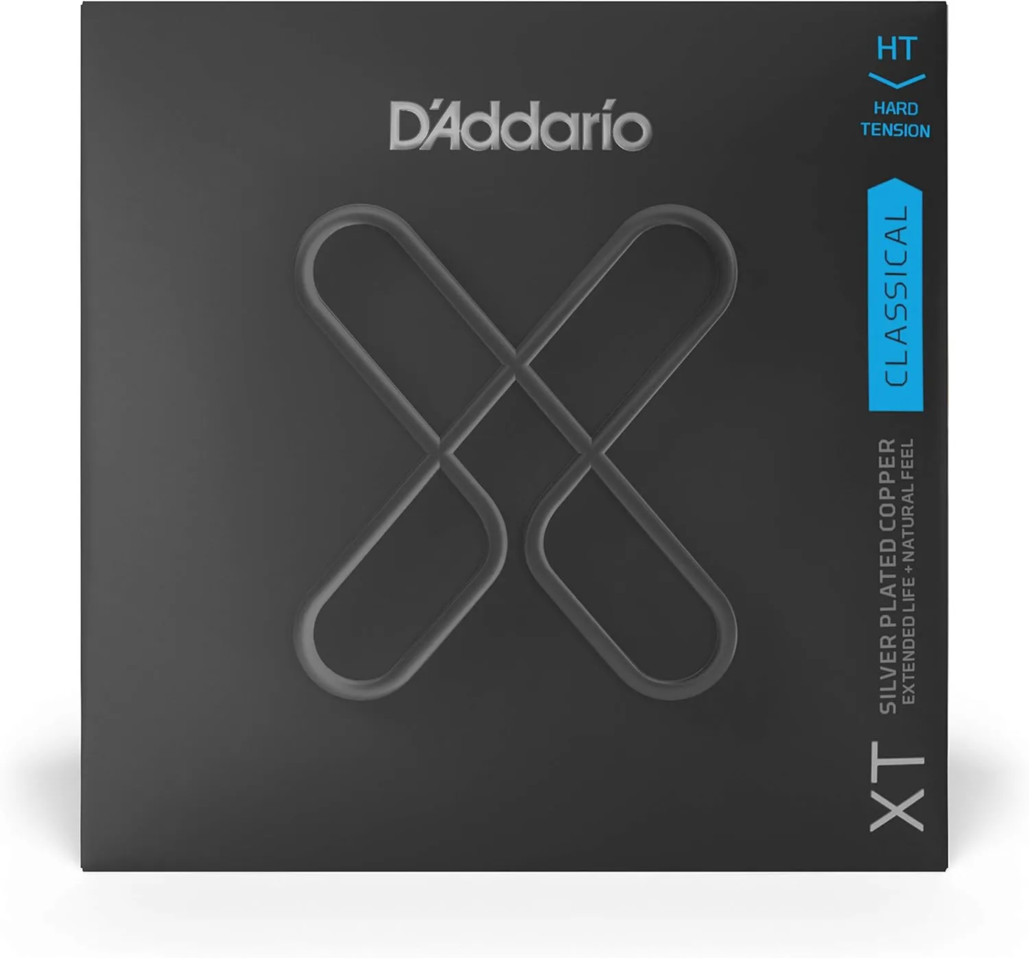 D'Addario XT Coated Classical Guitar Strings - XTC46 - Extended String Life with Natural Tone & Feel - Hard Tension