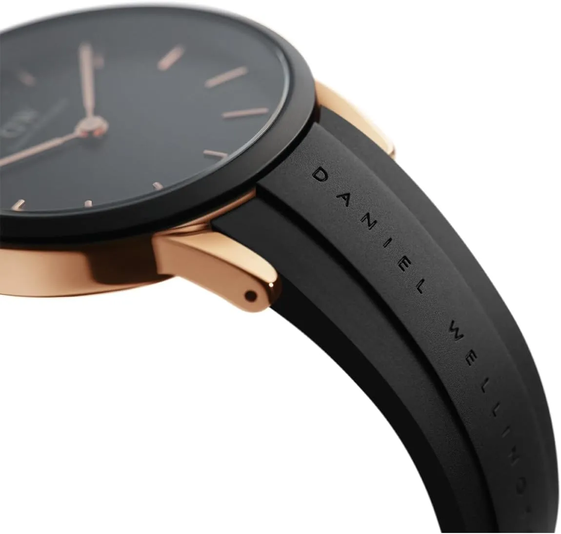 Daniel Wellington Iconic Watch Rose Gold Rubber