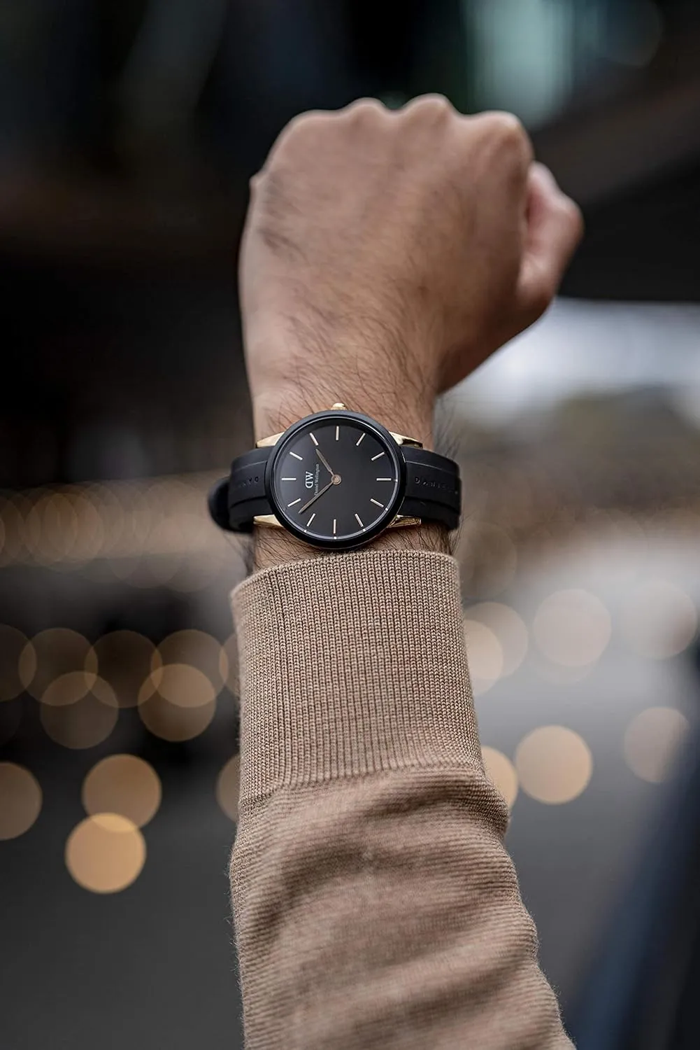 Daniel Wellington Iconic Watch Rose Gold Rubber