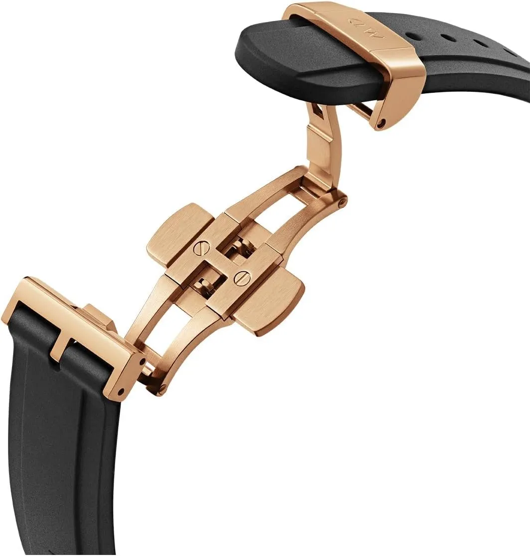 Daniel Wellington Iconic Watch Rose Gold Rubber