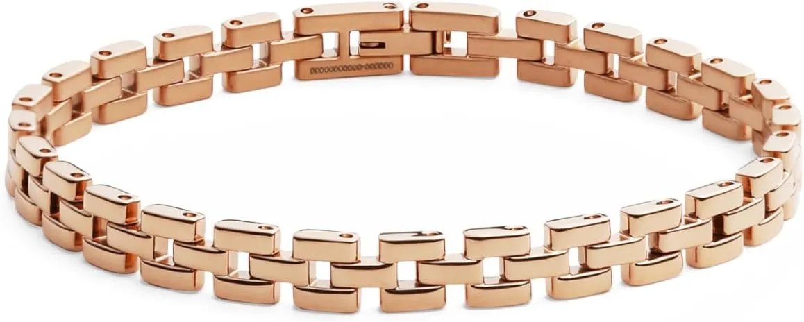 Daniel Wellington Link bracelet 175 Stainless Steel With Pvd Plated Rose Gold Rose Gold