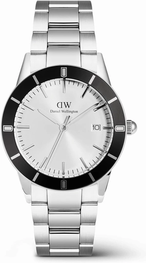 Daniel Wellington Iconic Paradigma Men’s Watch - 40mm Case, Japanese Quartz Movement, 316L Stainless Steel Strap, Water Resistant, Classic Analog Wrist Watch for Men