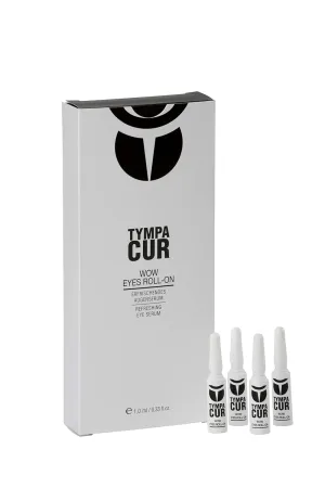 Dermaroller Tympacur Roll-On Wow Eyes Treatment - Myoxinol & Hyaluronic Acid Moisturize and Reduce Swelling & Dark Circles Around Eyes for a Fresh, Younger Look - 7 Bottles (0.03 fl oz each)