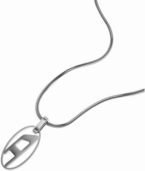 Diesel Stainless Steel Pendant Necklace for Men