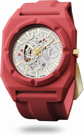 doublÉ-Standard SKÉLÉTON Fashion Watch for Men & Women, Waterproof Quartz Design, Perfect for Fashion Trendsetters, Stylish Watch to Match Outfits