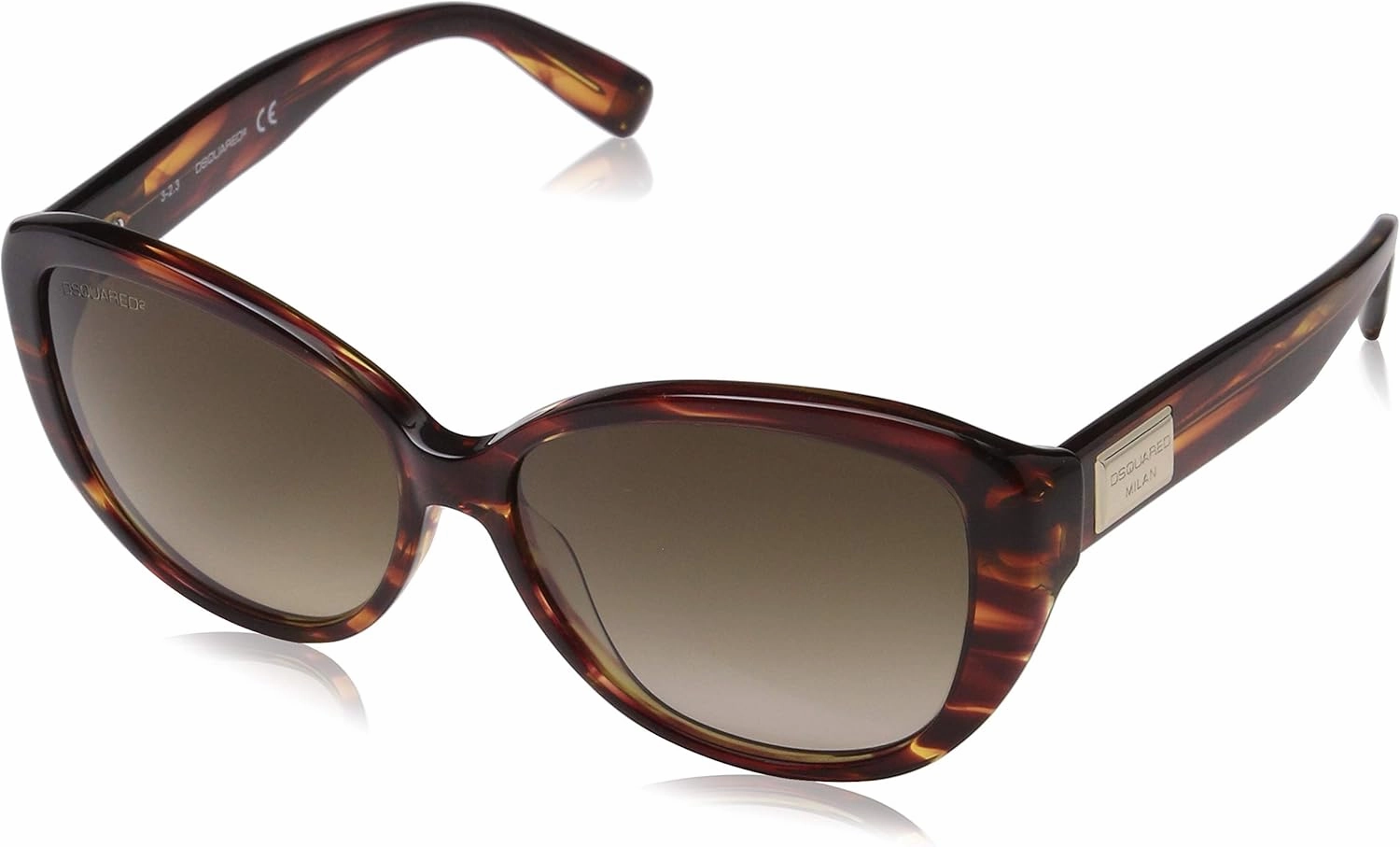 Dsquared DQ0128/S 71P Havana Cat Eye Sunglasses