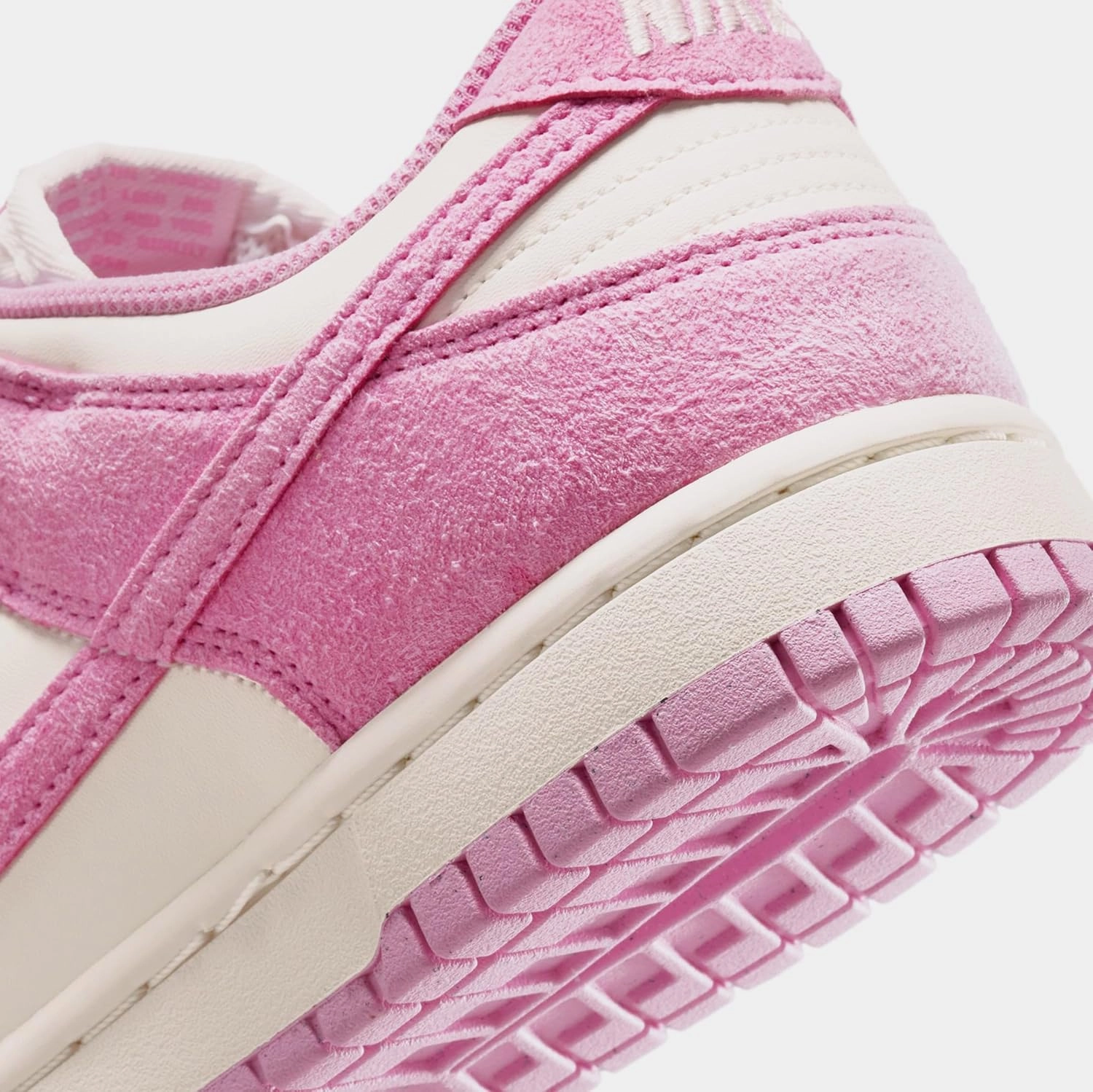 Dunk Low Next Nature Womens Lifestyle Shoes (Sail/Pink Rise/Sail) (HJ7673-101, Pink/White)