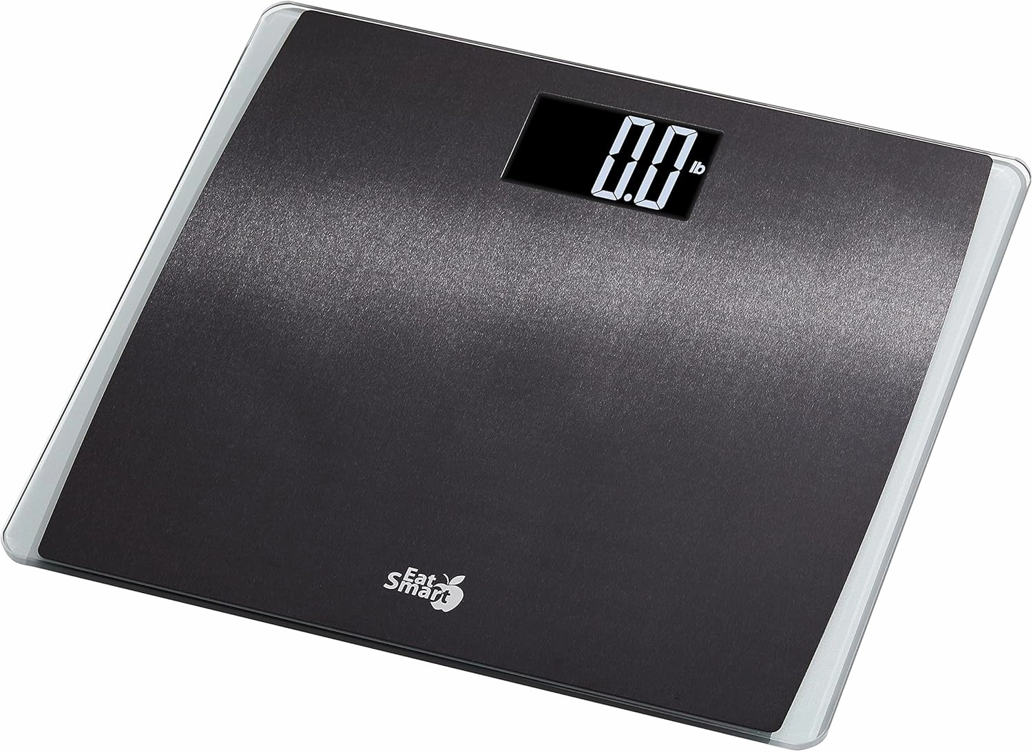 Eat Smart Precision Digital Bathroom Scale, 550 lb High Capacity Scale, Extra Wide Platform, Bath Scale for Body Weight, Black
