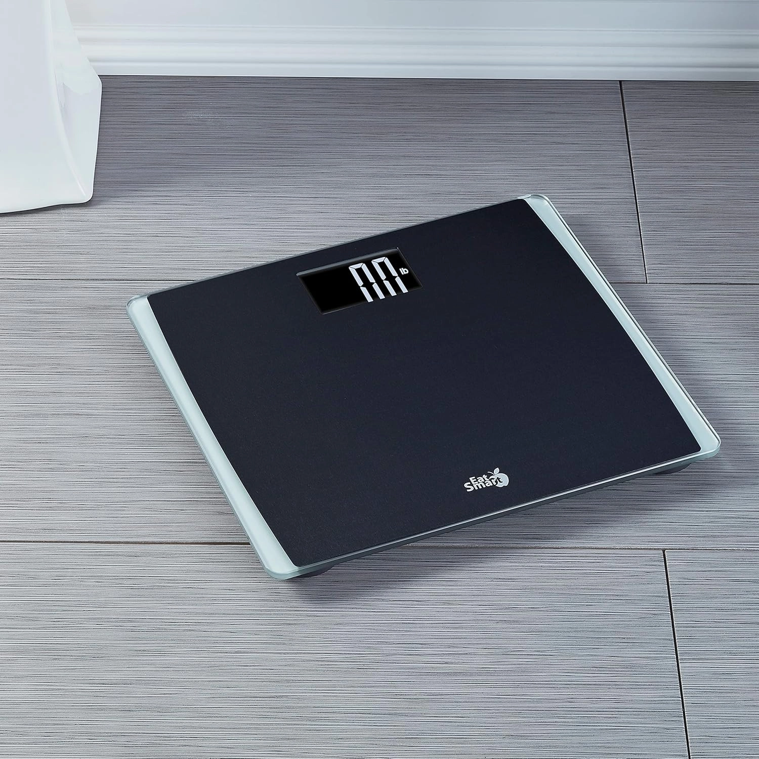 Eat Smart Precision Digital Bathroom Scale, 550 lb High Capacity Scale, Extra Wide Platform, Bath Scale for Body Weight, Black