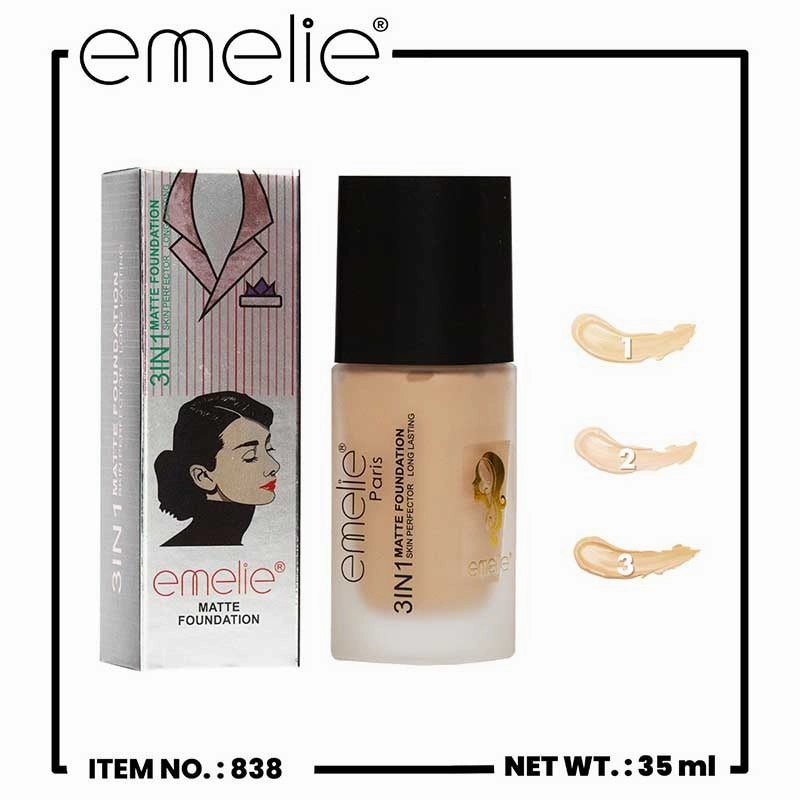 Emelie 3 In 1 Matte Foundation