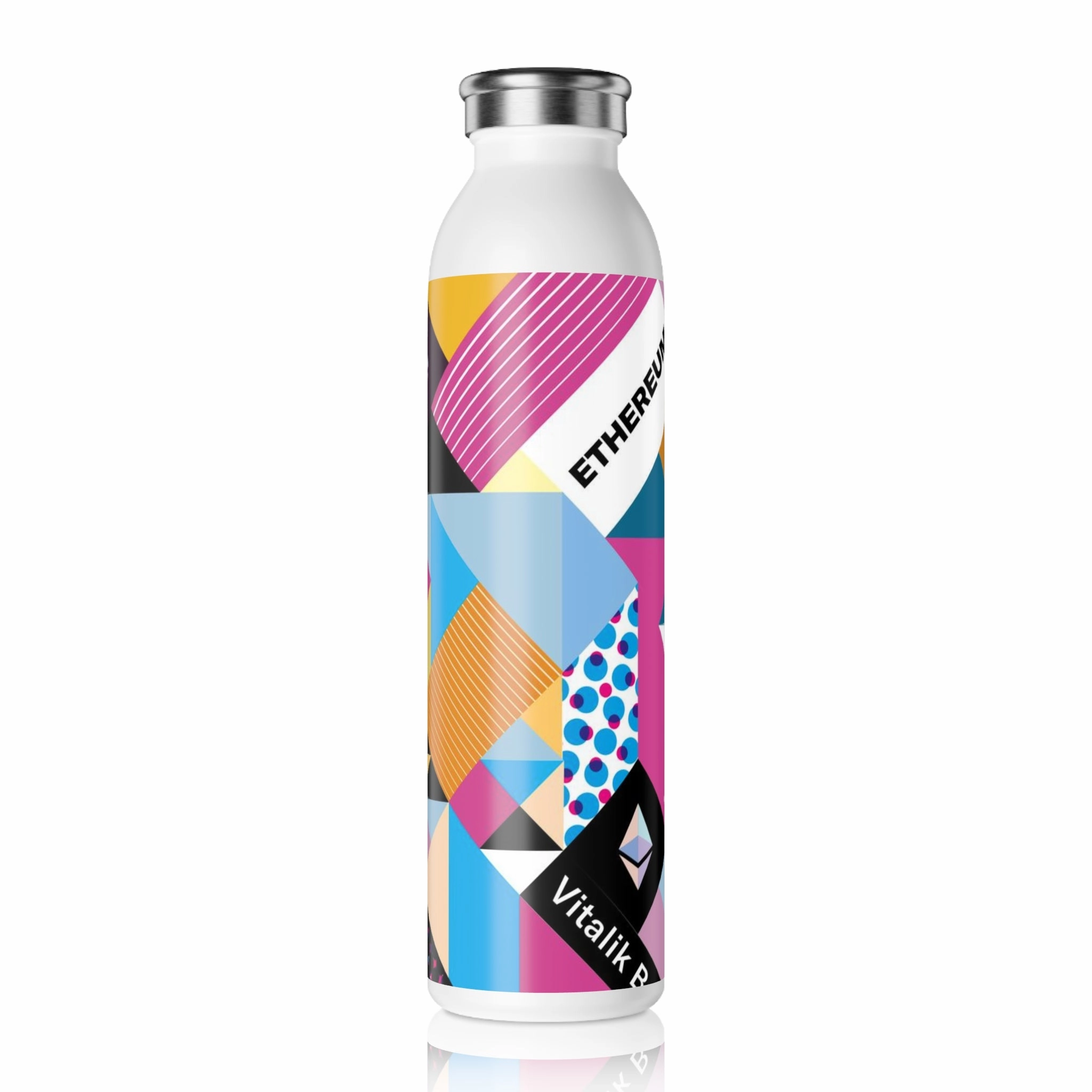 Ethereum Isometrik Slim Water Bottle