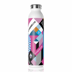 Ethereum Isometrik Slim Water Bottle