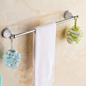 European Single Pole Towel bar Gold Stainless Steel Towel Rack Bold Thick Bathroom Towel Rail No Rust-D 70cm Color : H Size : 50cm(20inch) (C 70cm(28inch))