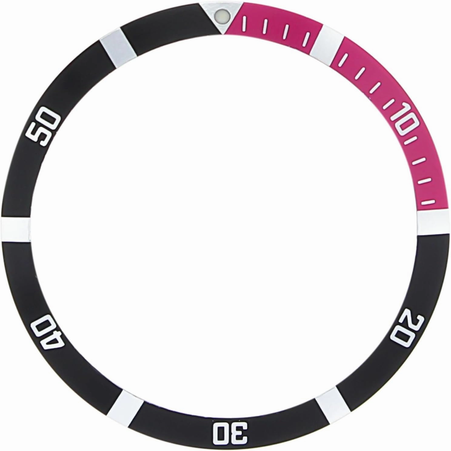 Ewatchparts BEZEL INSERT COMPATIBLE WITH TAG HEUER 200M WM1111 PROFESSIONAL WATCH BLACK/RED
