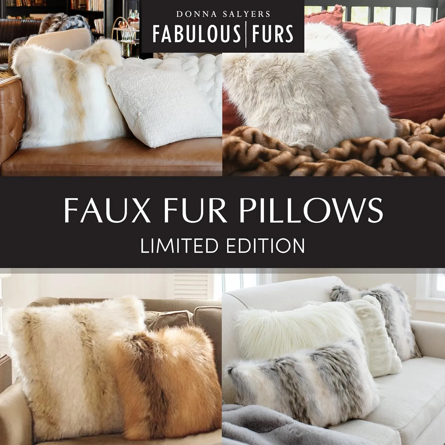 Fabulous-Furs Donna Salyers Limited Edition Red Fox Pillows, Red Fox, 12x22