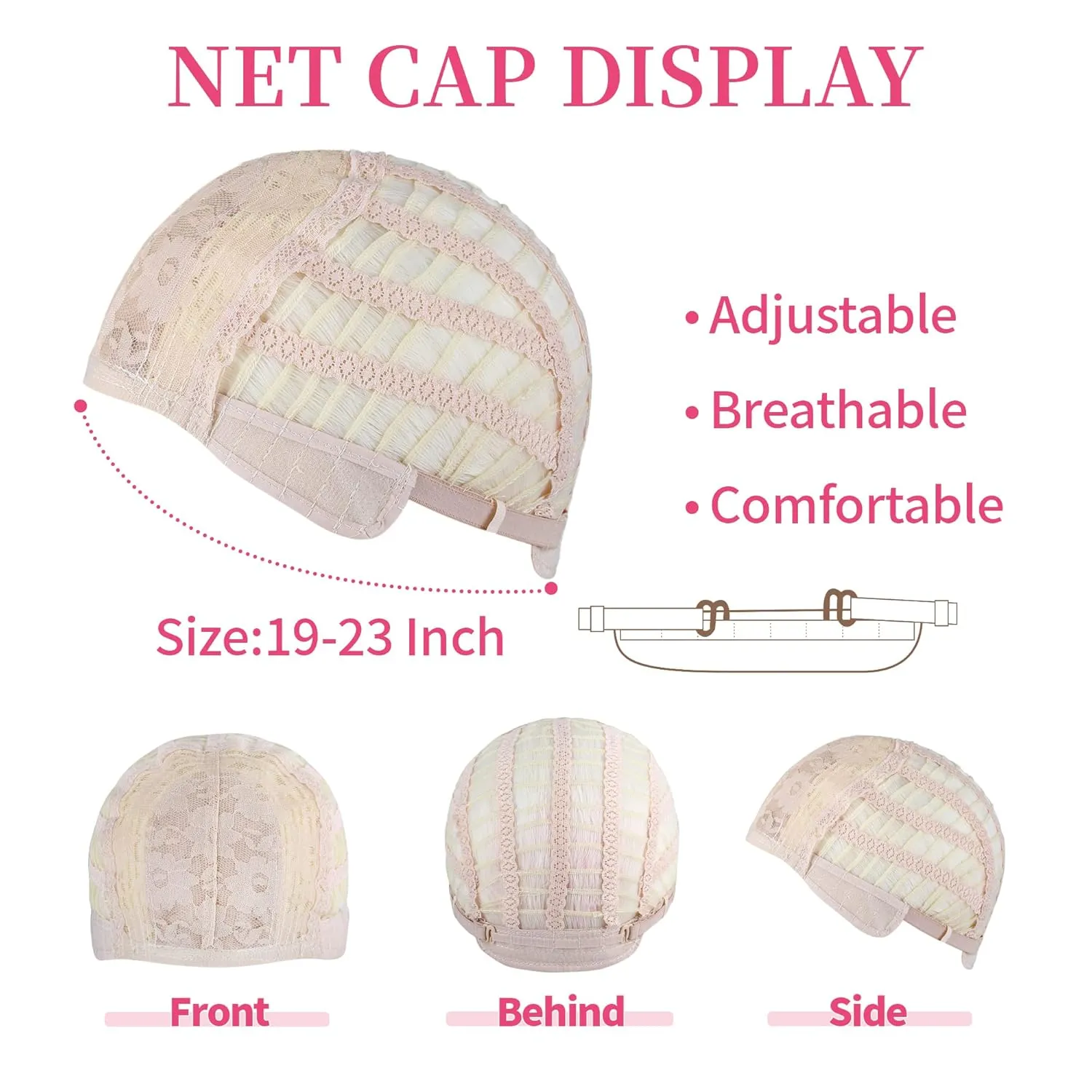FAELBATY Short Pink Ombre Wig With Bangs - Bob Synthetic Wig for Women, Cosplay & Halloween - 12" (613/Pink)