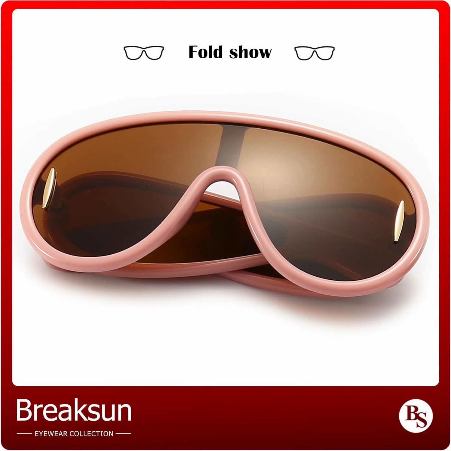 Fashion Wave Mask Sunglasses for Women Men Oversized Silver Mirrored Futuristic Shield Sun Glasses Designer Style