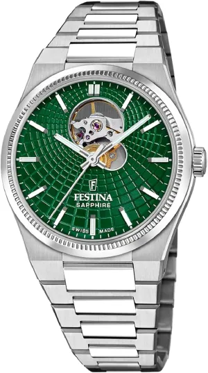 Festina Swiss, Rivé Open Heart 40mm & 35mm, Luxury Men's Watch