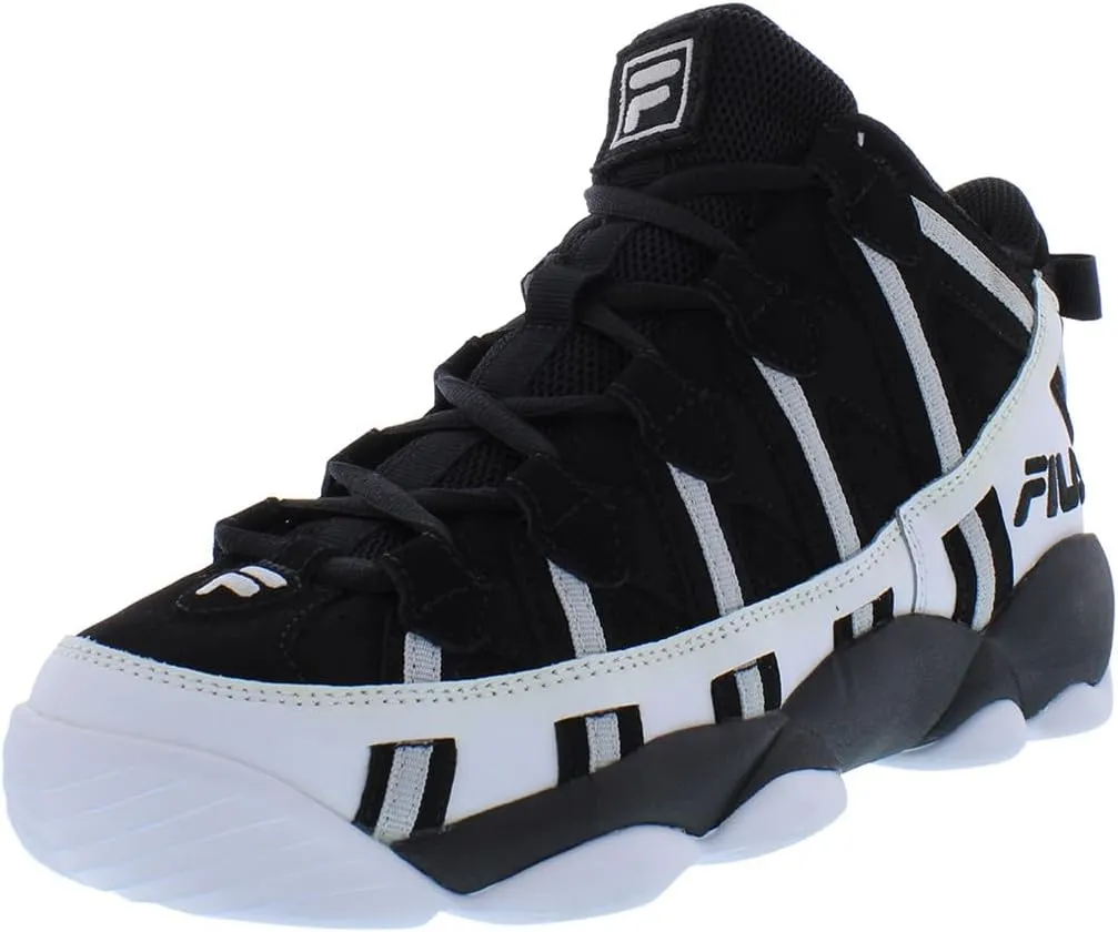 Fila Men's Stackhouse Spaghetti Shoes White/Black/Silver 9