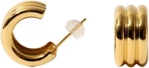 Flow Bold Earrings(Gold Color)– Designed in Korea, Crafted with Precision