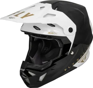 Fly Racing 73-0031YL Youth Formula Cp Slant Helmet Black/White/Gold Yl