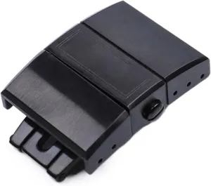For Ulysse Nardin Athens Strap Folding Buckle Rubber Silicone 316 Stainless Steel Butterfly Clasp 20mm