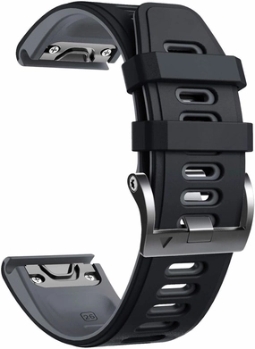 For Fenix 8X Watchbands Silicone Sport Watch Strap for Fenix 5X/5X Plus/Fenix 6X/Fenix 6X Pro/Fenix 3/Fenix 3 HR/Descent MK1/D2 Delta PX/D2 Charlie 26mm Smart watch bands